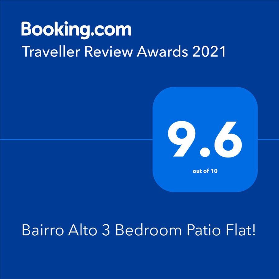 Bairro Alto 3 Bedroom Patio Flat! Lisboa Eksteriør billede